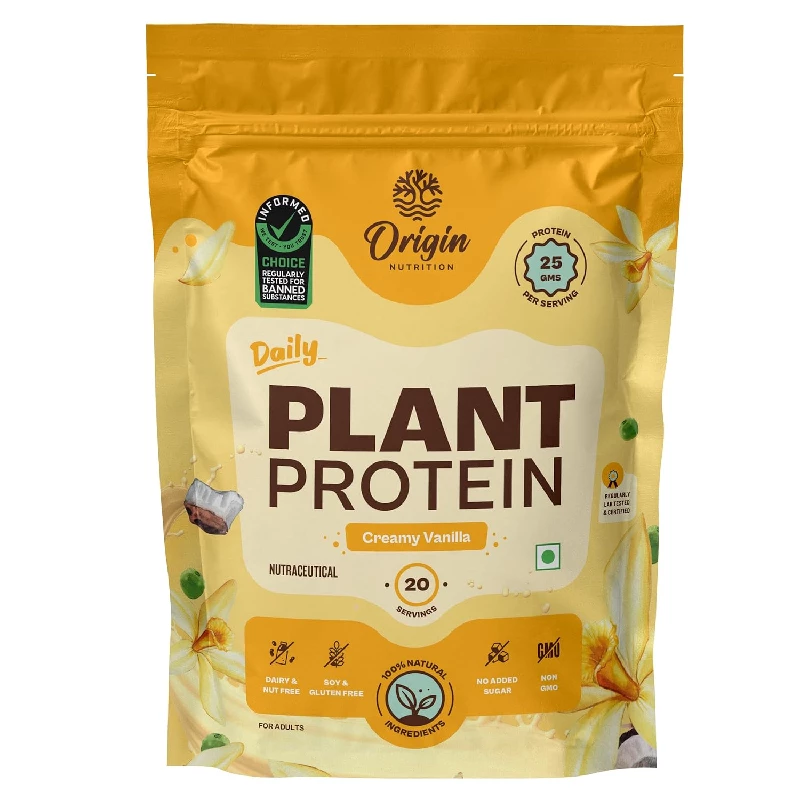 Origin Nutrition Natural Vegan Protein Powder, Vanilla-1.webp